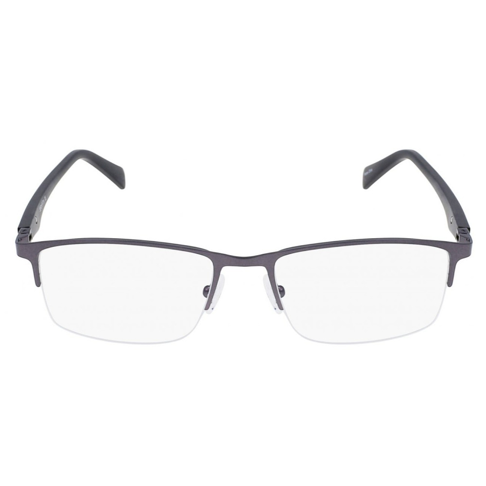 SERAFINA GEORGIO GUNMETAL EYEGLASSES FRAMES 55-18-145 OPTICAL RX